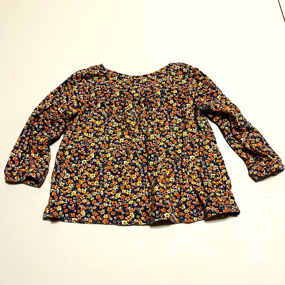 🌟5/$25 Carter’s Floral Long Sleeve Blouse Size 12 Months - Picture 1 of 3